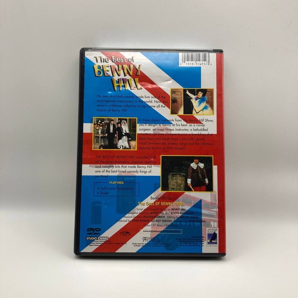 The Best of Benny Hill DVD 2001 Anchor Bay EntertainmentBritish Comedy Slapstick